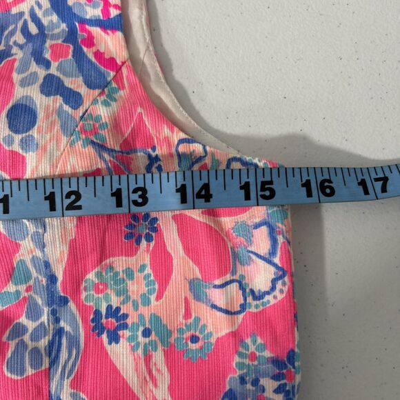 Lilly Pulitzer Dress Women Medium Multicolor Mini Mila Shift Vacation Beach - Picture 6 of 7